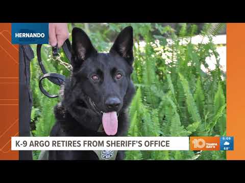 Hernando County K-9 retires from Sheriff&#39;s Office after 7 years