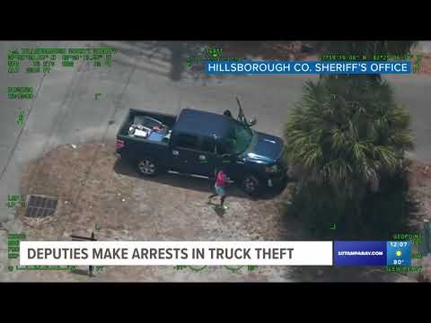Hillsborough County deputies make arrests in truck theft