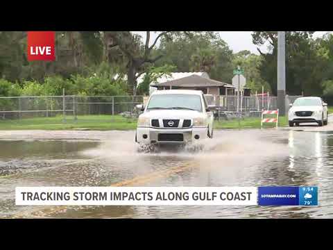 Pasco County homes on the coast flooded