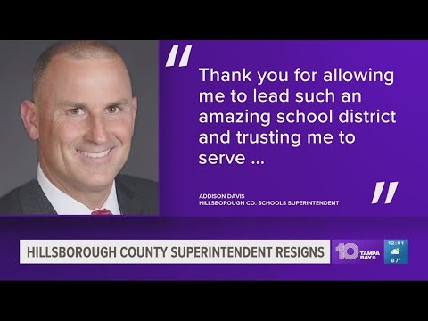 Hillsborough County Schools superintendent to resign