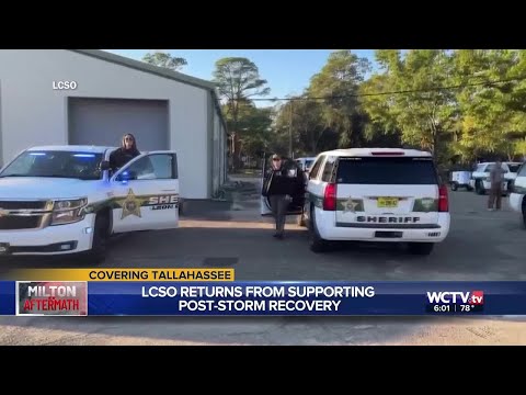 LCSO’s task force returns after aiding Pasco County deputies with Hurricane Milton aftermath