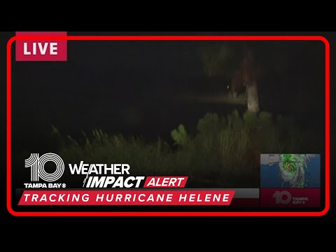 Wind, rain picking up in Hernando County during Hurricane Helene