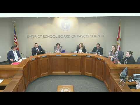 Pasco County School Board Meeting- February 4, 2025