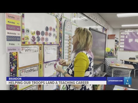 Air Force veteran finds second career as Hillsborough County teacher thanks to state program