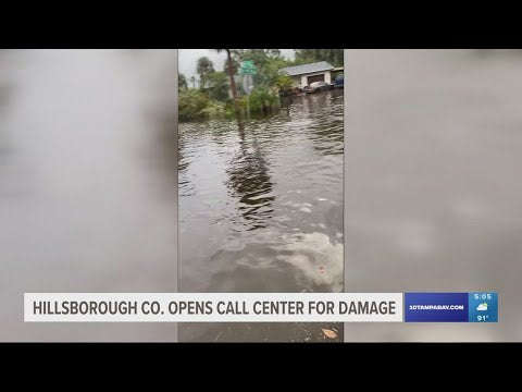 Hillsborough County opens call center for Hurricane Idalia related damage