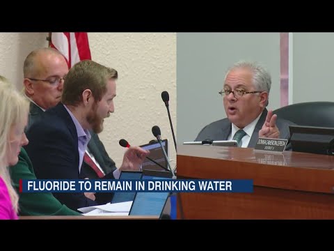 Hillsborough county commissioners voted to keep fluoride in the water