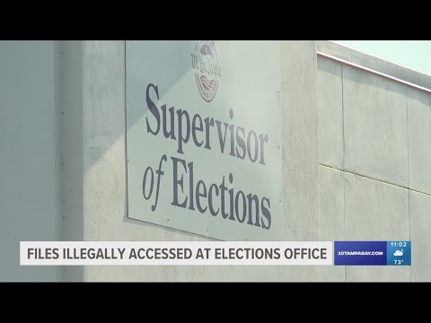 Unauthorized user accessing files from Hillsborough County Supervisor of Elections Office prompts in