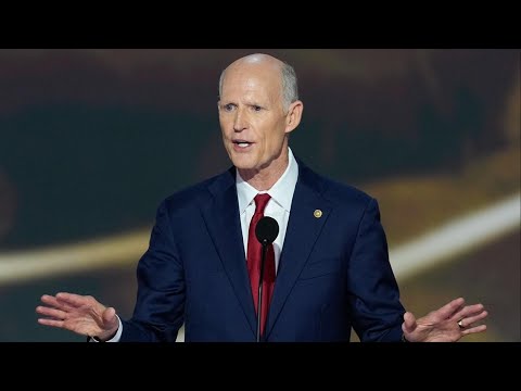 Sen. Rick Scott gets briefing on Tropical Storm Milton in Hillsborough County