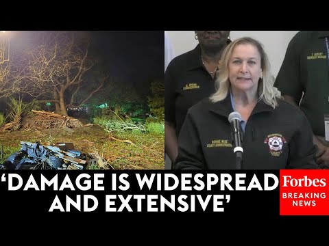 JUST IN: Officials In Hillsborough County, Florida Hold A Briefing On The Aftermath From Milton