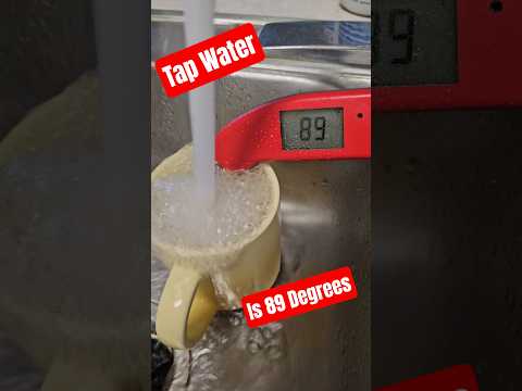 89 Degree Tap Water #Florida #hot #municipal #water #Hillsboroughcounty