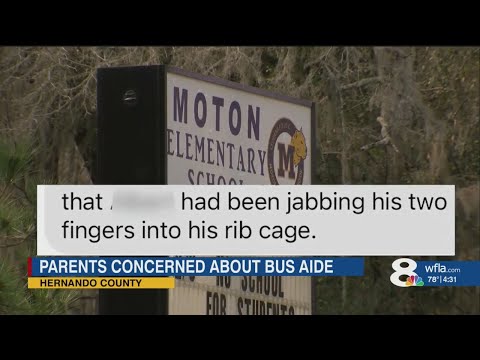 &quot;Jabbing the kids in the ribs&quot;: Hernando County School District investigating bus aide