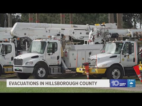 Evacuations in Hillsborough County ahead of Hurricane Helene