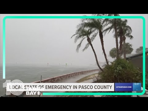 Pasco County issues local state of emergency amid severe weather