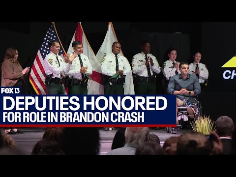 Hillsborough deputies honored for response after colleagues rammed by car