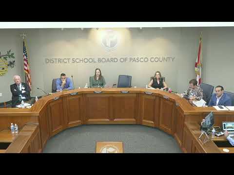 Pasco County School Board Workshop- November 5, 2024