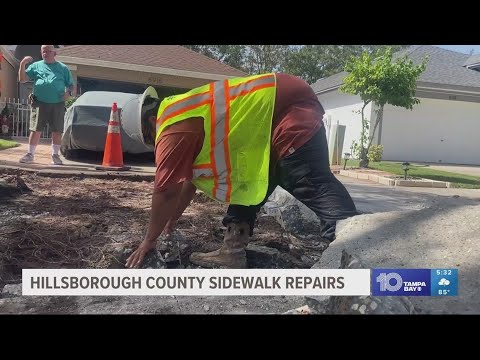 Hillsborough County searching for 4 contractors for sidewalk repair projects