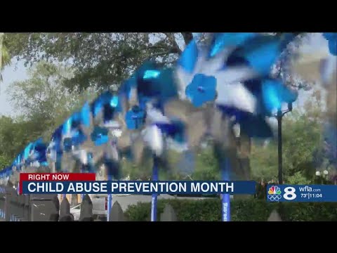 Pinwheels cover Children&#39;s Board of Hillsborough County for Child Abuse Prevention Month
