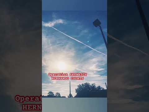Spraying Harmful Chemicals On Citizens From The Sky In Hernando County Florida #chemtrails #skywatch