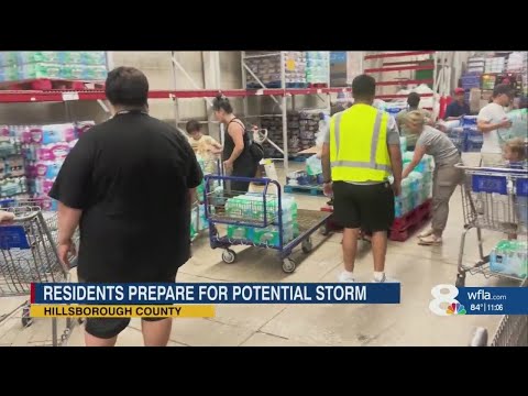 ‘Carts full’: Hurricane preparations begin in Hillsborough County