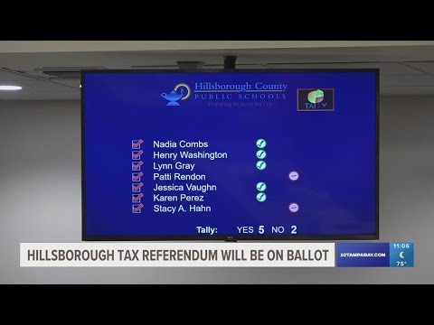 Hillsborough County tax referendum to be on the ballot