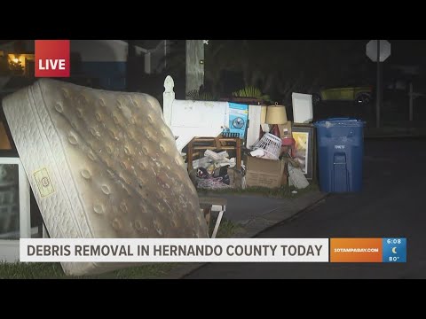 Debris removal underway in Hernando County