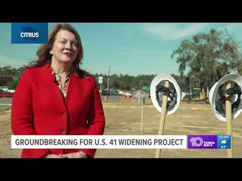 Groundbreaking for US 41 widening project in Citrus County