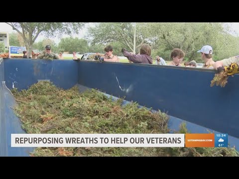 Hillsborough community repurposes wreaths for veterans