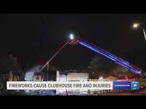 Hillsborough County Fire Rescue works 7 fires from fireworks