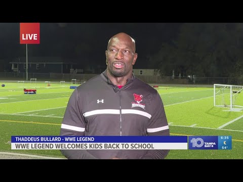 WWE Legend Titus O&#39;Neil to welcome Hillsborough County students back to class after Milton