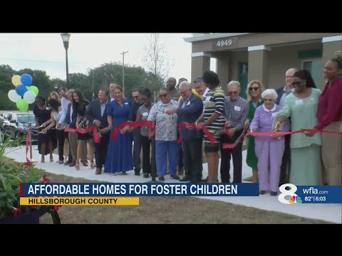 New affordable homes open in Hillsborough County helping kids impacted by foster care system