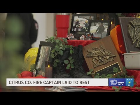 Citrus County Fire Captain Mike Fletcher laid to rest