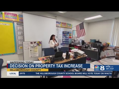 Hillsborough County School Board to vote on millage increase referendum