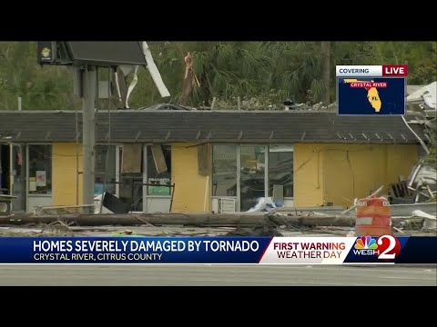 Citrus County suffers major damage from severe storms