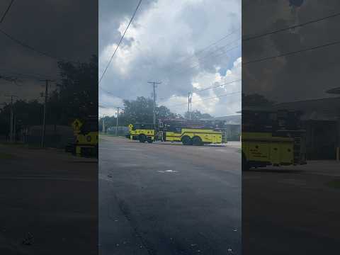 Hillsborough County Fire Rescue Truck 5 responding to a lockout in 10s area
