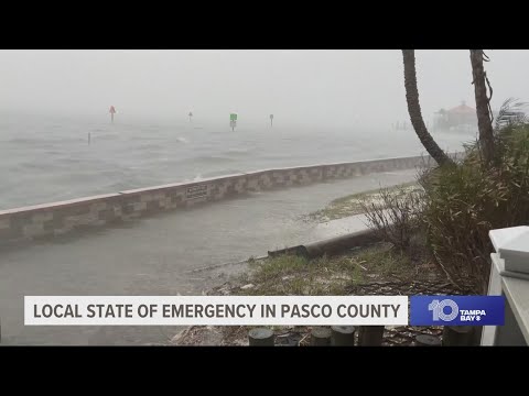 Local state of emergency declared in Pasco County as severe storms move through