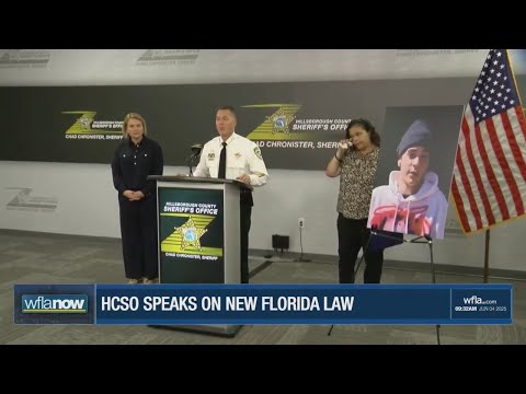 Hillsborough County Sheriff&#39;s Office speaks on new Florida law