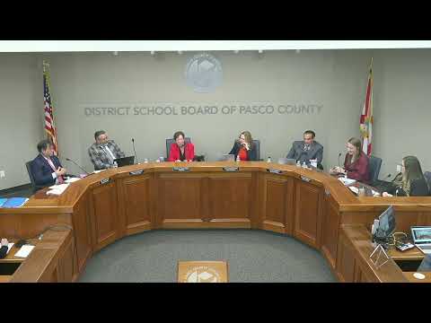 Pasco County School Board Meeting- November 19, 2024