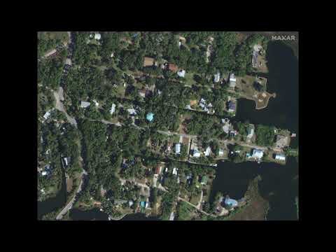 Satellite Images Show Storm Surge Flooding in Citrus County