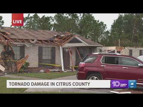Tides expected to rise above normal in parts of Citrus County following early morning tornado