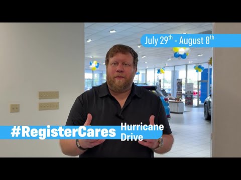 #RegisterCares Hurricane Relief Drive | Kickoff with Hernando County Commissioner Ryan Amsler