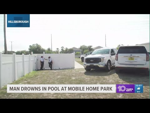 Hillsborough County man drowns in pool at mobile home park