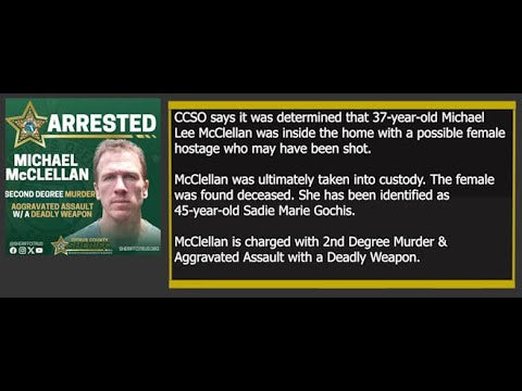 Citrus County Sheriff&#39;s Office arrests Michael McClellan in death of Sadie Marie Gochis