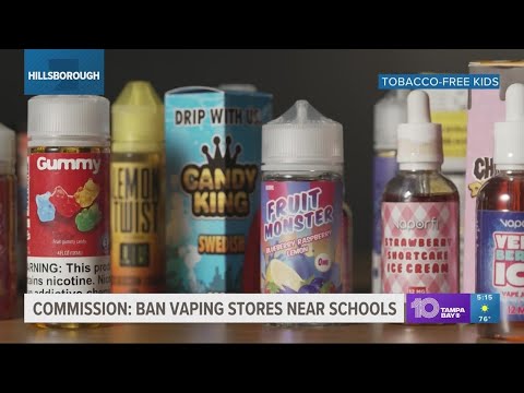 Hillsborough County Commission votes to ban new vaping stores within 500 feet of schools