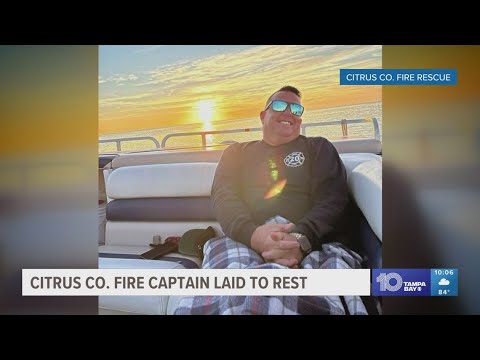 Beloved Citrus County Fire training captain to be laid to rest Saturday