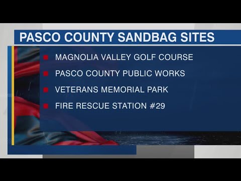 Pasco County sandbag sites open ahead of Milton