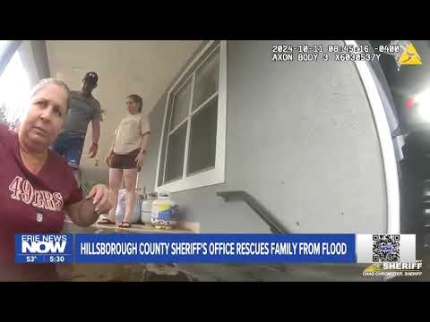 Hillsborough County Sheriff&#39;s Office Rescues Family from Flood