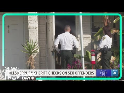 Hillsborough sheriff conducts compliance checks at the registered sex offenders&#39; home