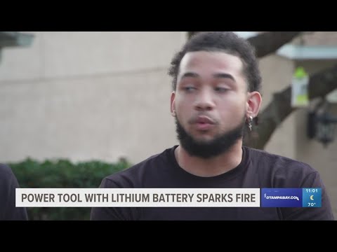 Charging power tool sparks house fire in Pasco County