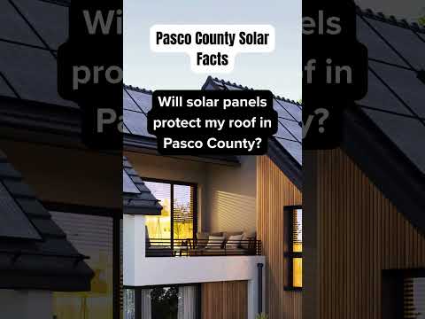 Can Solar panels protect your roof in Pasco County Florida? #solar #microinverter #solarenergy