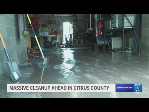 Citrus County families dealing with massive cleanup after Hurricane Helene